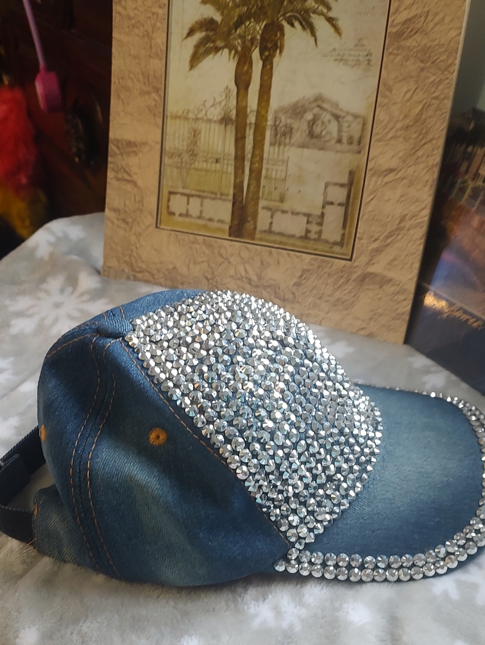 🤠 with Silver Rhinestones - Picture 5 of 8